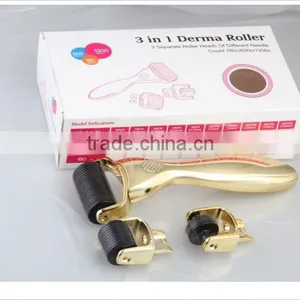 2015 Hottest Type 180+600+1200 Needle 3 in 1 Dermaroller Therapy System thumbnail-5