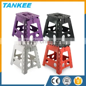 32CM Plastic Folding Step Stool, Portable Small Folding Chair, Outdoor Camping Foldable Stool thumbnail-1