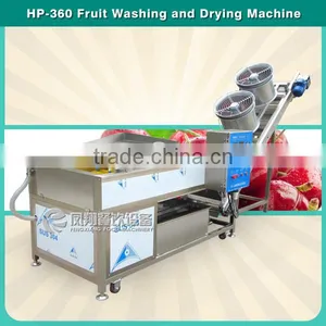 HP-360 Spray Washing Machine /Full Automatic Industrial Vegetable Machine/ Fruit Cleaner ,biush Washing and Dryinng Machine thumbnail-1