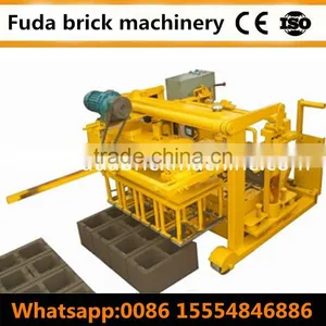 QT40-3A Semi Automatic Hydraulic Brick Machine Price Hollow Block Making Machine thumbnail-1