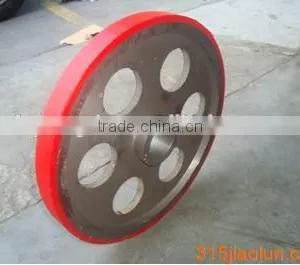 Pallet Truck Parts Molded Urethane Rim thumbnail-1