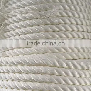 Twisted Nylon Rope 1/4-Inch by 50-Feet White Boat Rope thumbnail-2