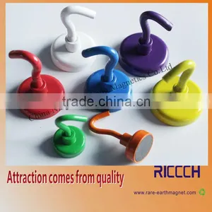 Ceramic Pot Magnet With Hook thumbnail-1