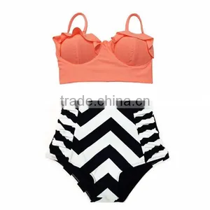 Sixe Girl India Fashion Retro High Waist Bikini China Xxx thumbnail-1