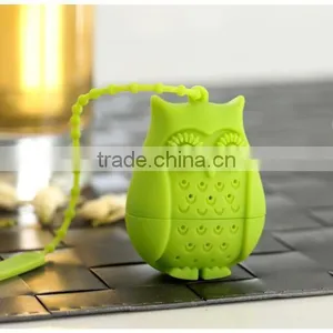 Reuseable Silicone Tea Bags Strawberry Orange Umbrella Owl Tea Bags thumbnail-6