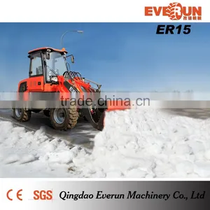 Everun Brand CE Approved ER15 With Standard Bucket Small Wheel Loader thumbnail-1