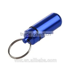 Aluminum Pill Box Case Bottle Holder Container thumbnail-3