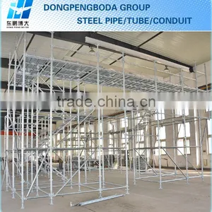 DPBD BS1139 Hot Dip Galvanized Scaffolding Pipes thumbnail-4