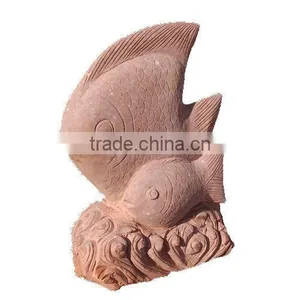 Decorative Garden Fish Stone Statue thumbnail-1