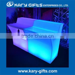 Commercial LED Furniture Plastic Bar Counter Hookah Furniture thumbnail-3