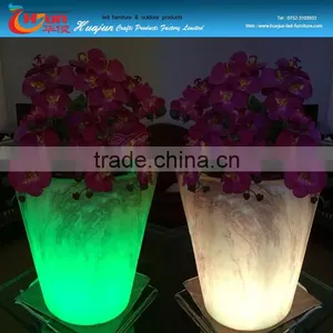 16 Colours Change Colorful Led Flower Pot thumbnail-4