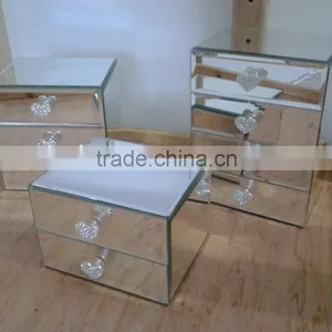 Fancy 3 Tiers Mirrored Jewelry Box thumbnail-3
