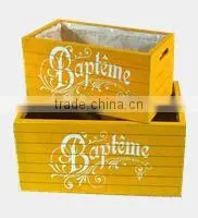 Set 2 Antique Decorative Wooden Storage Box,storage Organizer thumbnail-3