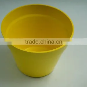 Eco Friendly Bamboo Fibre Plant Fiber Flower Pot thumbnail-3