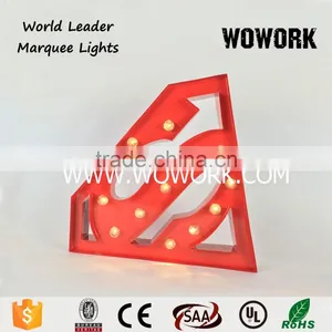Battery Operated Superman Logo Light Light for Baby Room thumbnail-3