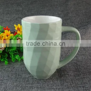 500ml Fine Bone China Ceramic Diamond Coffee Mug High Quality Colorful Porcelain Cute Mug thumbnail-3