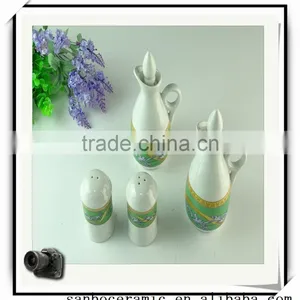 Cheap Ceramic Pot And Salt Pepper Shaker Dinnerware Set AB Grade thumbnail-3