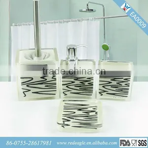 EA0009 Square Resin Hotel Bathroom Set Wholesale thumbnail-1