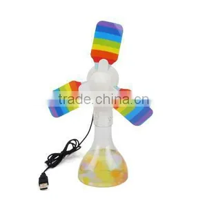 DIY Aromatherapy Clover Flowers USB Fan - Rainbow Door Leaf thumbnail-1