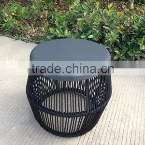 Customized Outdoor Round Rattan Furniture Coffee Table thumbnail-5