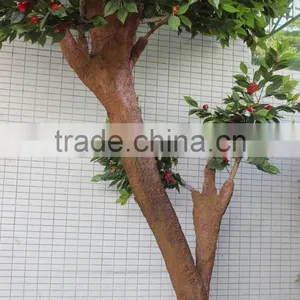 Home &garden Ornament Artificial Camellia Tree With Flowers Decoration thumbnail-4