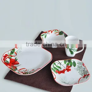 16pcs Ceramic Dinnerware Set,porcelain With Decal thumbnail-1