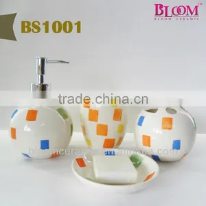 Ceramic White Bathroom Set thumbnail-1