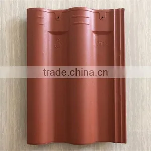 Wuxi Ceramic Double Bent Roof Tiles Made of Superior Clay in All Colors thumbnail-1