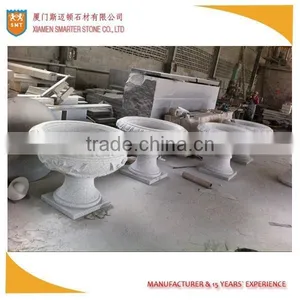 Granite Flower Pot,Granite Sculpture Base thumbnail-1