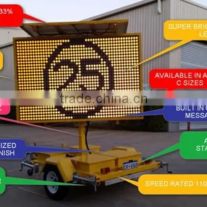 5 Colours Amber VMS Trailer New Model Sales For Australia thumbnail-1