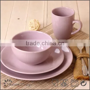 Cheap Round Stoneware Dinnerware Set Ceramic Dinner Set Chinese Manufacturing thumbnail-1