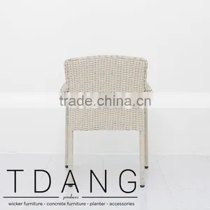 Hampton Wicker Dining Chair - Outdoor Patio Furniture - Wicker Furniture thumbnail-4