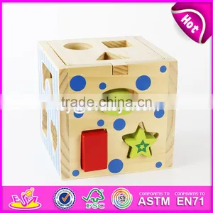 Best Children Coordinating Eye and Hand Wooden Educational Toys Funny Shape Blocks Kids Wooden Educational Toys W12D067 thumbnail-6
