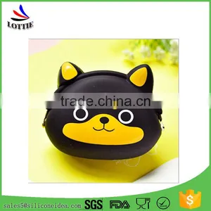 Promotional Cartoon Shape Silicone Coin Bag Food Grade Silicone Coin Wallet for Kids thumbnail-4