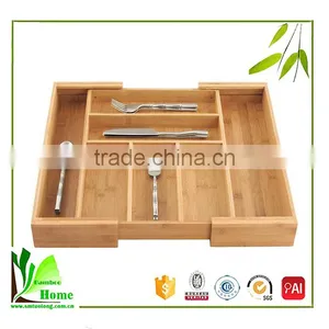 Customized High Quality Wooden Cutlery Tray thumbnail-2