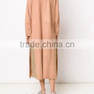 Hot Sale High Quality Women Long Suede Coats Wholesale thumbnail-3