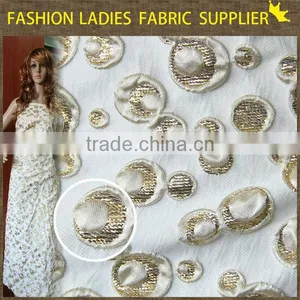 Shaoxing Textile New Designs! Poly/ctn Jacqaurd Fabric,garments Fabric,ladies' Wearing Fabric 270gsm Jacquard Upholstery Fabric thumbnail-1