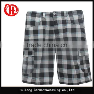 Men's Cheap Short Pants Stocklots Plaid Printed Shorts thumbnail-6