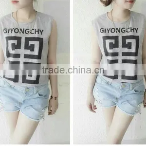 Customize Printing of Women Tank Top, 100% Polyester thumbnail-2
