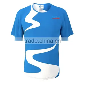 Breathable Fabric for Sublimation Dry Fit Running Shirt thumbnail-1