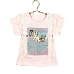2016 Summer T-shirt New Fashion Baby Girls Clothe thumbnail-2