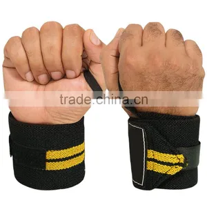 Black With Yellow Wrist Wrap HIGH QUALITY ! thumbnail-2