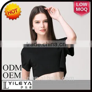 High Quality Women Casual White T-shirt thumbnail-2