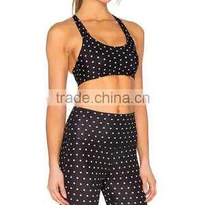 Printed Black Fitness Wear Set Legging for Women/yoga Tank Top thumbnail-3