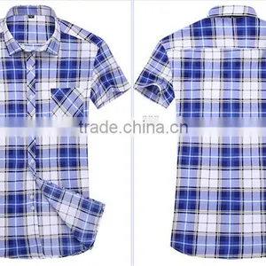 Broken Beautiful Han Edition No-iron Shirt Grid Business Cotton Printed Shirt Tide Men Leisure Long-sleeved Shirt thumbnail-3