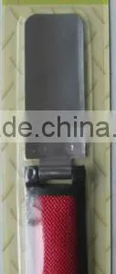 Two Side Logo Printed Short Plastic Shoe Horn thumbnail-1