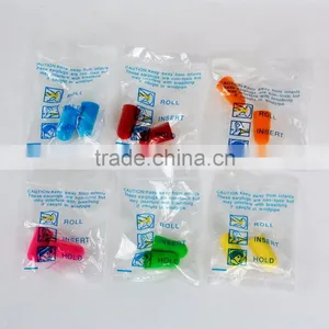 Individually Wrapped Travel Sleep Noise Prevention Earplugs Noise Reduction Soft Foam Ear Plugs For Travel Sleeping thumbnail-3