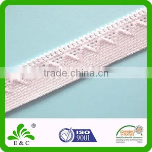 Custom Color Good Stretch Nylon Lycra/spandex Knitted Picot Elastic Lace Trim thumbnail-2