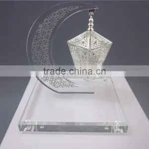 High Quanlity Crystal Arab Ramadan Lantern For Islamic Gift Ramadan Gift JC-D07 thumbnail-1