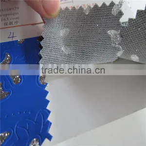 DERUN PVC Punching Glitter Leather With Brightness From Factory Supply thumbnail-1